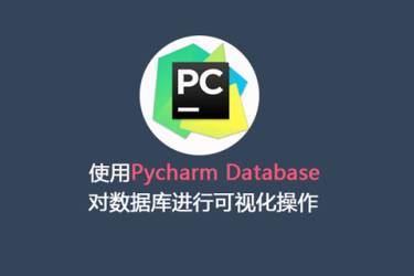 使用 Pycharm 中的数据库可视化数据库